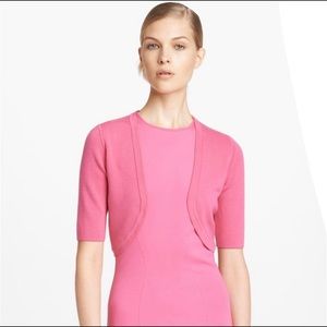 Lilly Pulitzer cropped cardigan in bubblegum pink